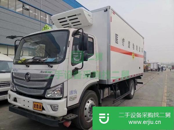湖北出售二手5米福田歐馬可醫療廢物運輸車