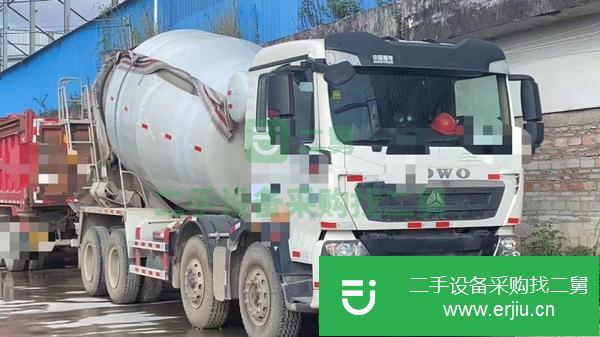 江蘇出售二手19年重汽T5G大12拉14輕量化攪拌車