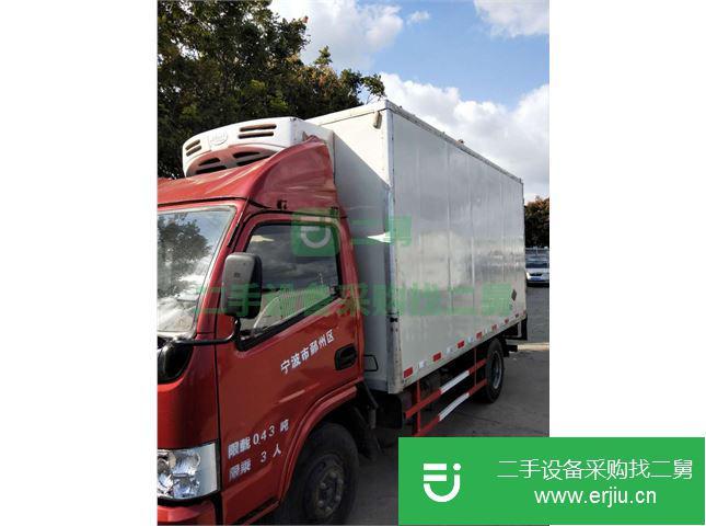 浙江出售二手東風多利卡國四廂式冷藏車