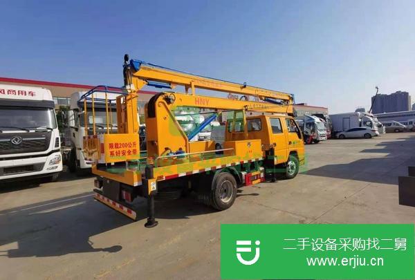 河南出售二手江鈴雙排16米高空作業(yè)車