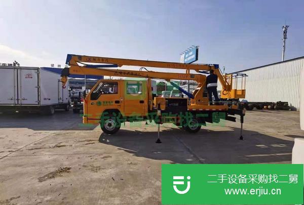 河南出售二手江鈴雙排16米高空作業(yè)車