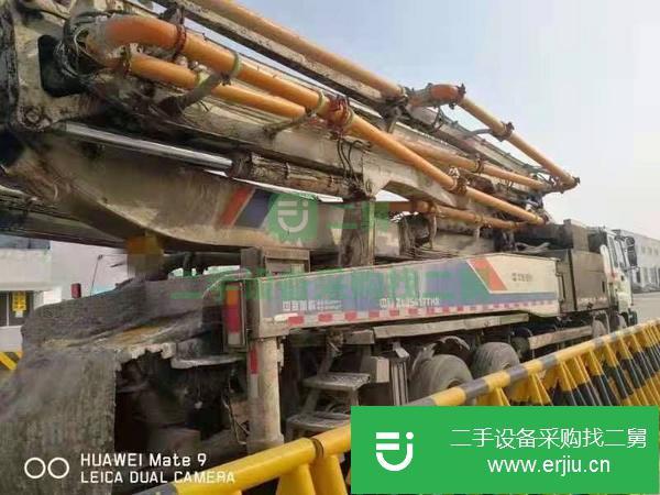 天津出售二手10年中聯(lián)六節(jié)臂架46米泵車(chē)