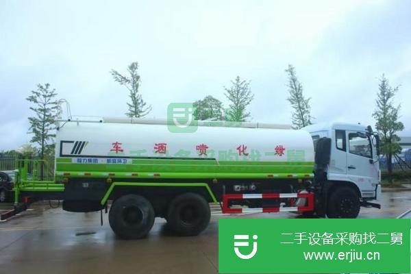 湖北出售二手國六東風D17后雙橋綠化灑水車