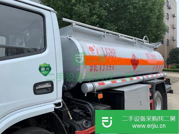 江蘇出售二手東風多利卡5噸油罐車玉柴115馬力國五發動機包上戶包送