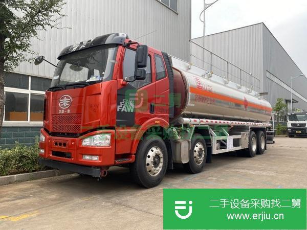 福建出售二手解放前四后八油罐車