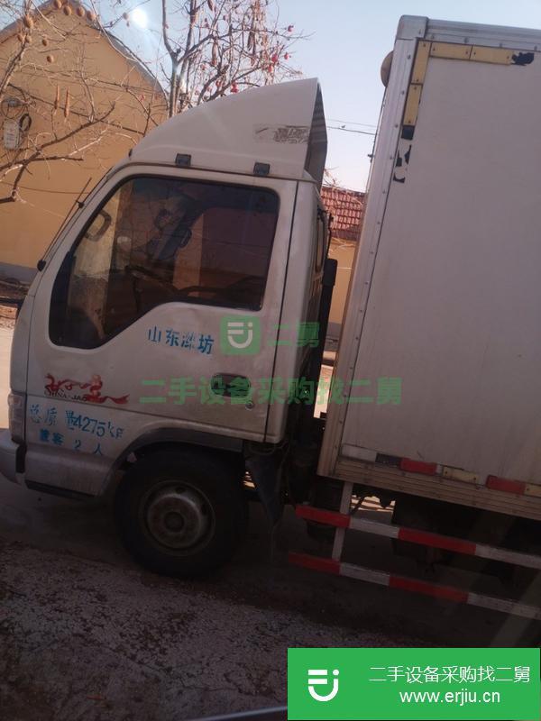 山東出售3.3米江淮廂式貨車,發動機完好