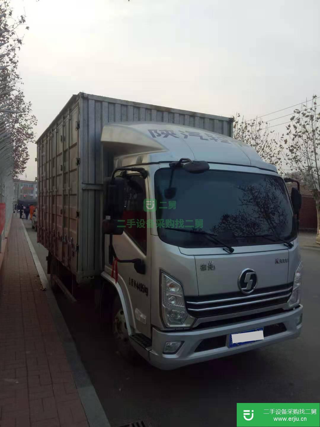 天津出售二手陜汽輕卡150馬力國五箱式貨車