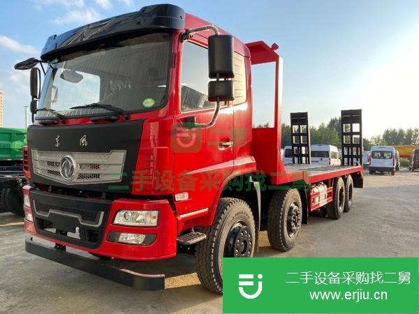 山東出售二手重汽豪沃國五平板運輸車康機130馬力發動機