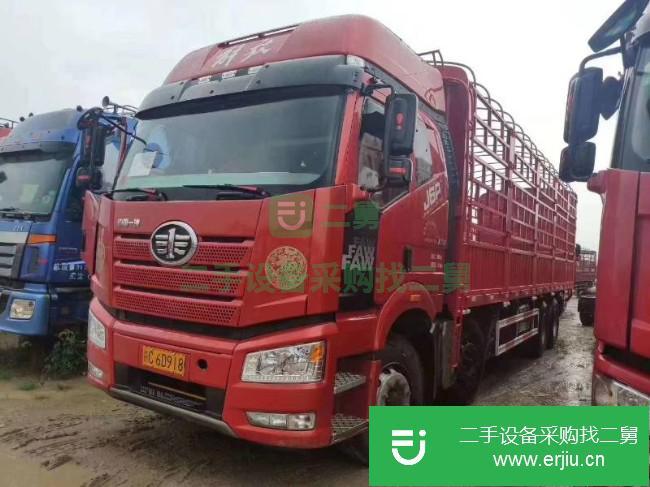 江西出售二手一汽解放J6P高欄貨車