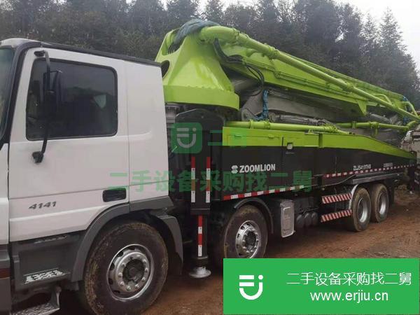 湖南出售二手中聯52米泵車零故障交車