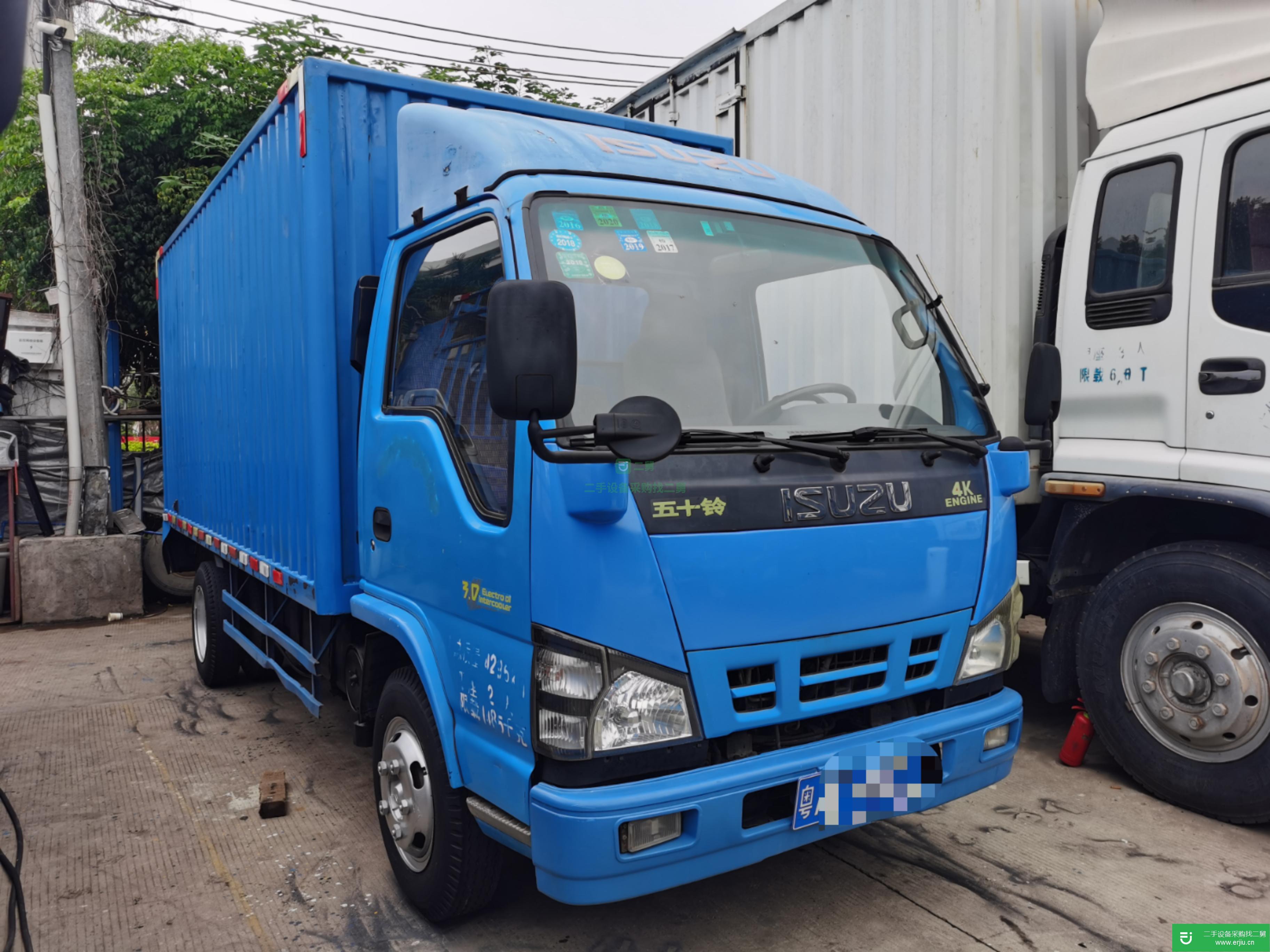 廣東出售二手慶鈴130馬力國(guó)五箱式貨車