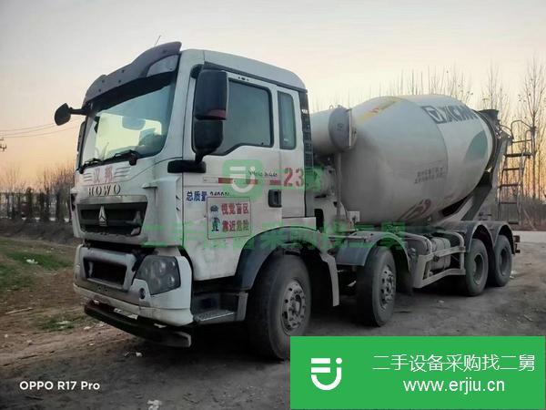 河南出售二手17年豪沃輕量化國五12方攪拌車