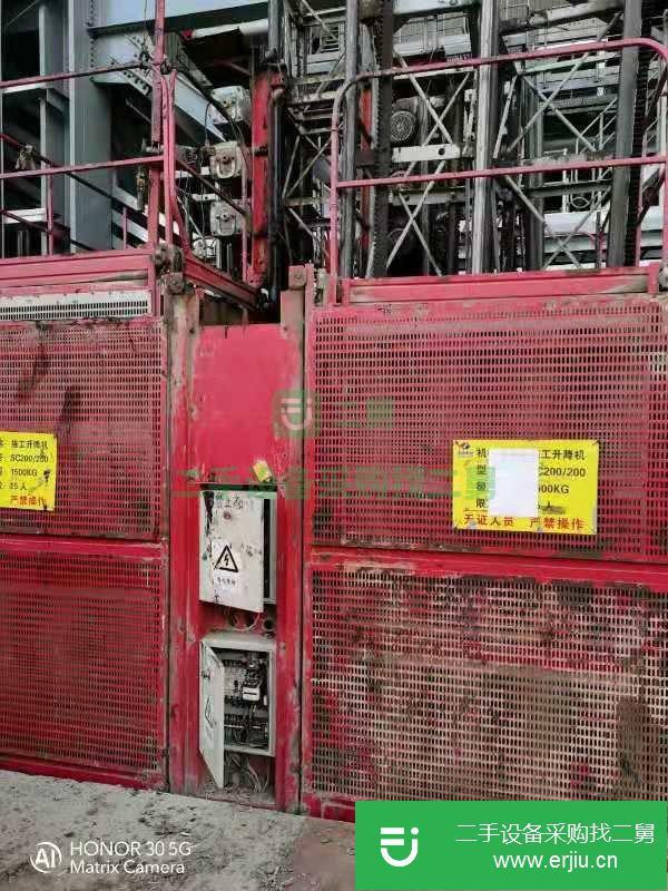 新疆出售二手12年中聯電梯100米