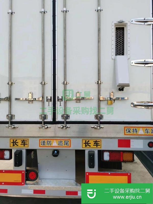 福建出售二手13.6米一體掛鋁合金冷藏車