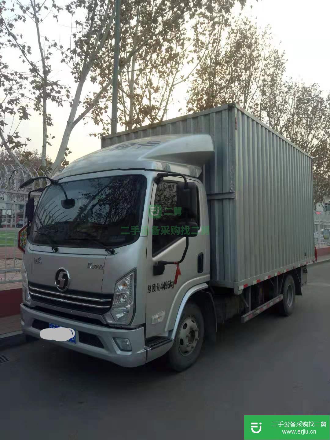 天津出售二手陜汽輕卡150馬力國五箱式貨車