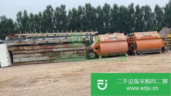 吉林出售二手中聯180攪拌站,14年設備
