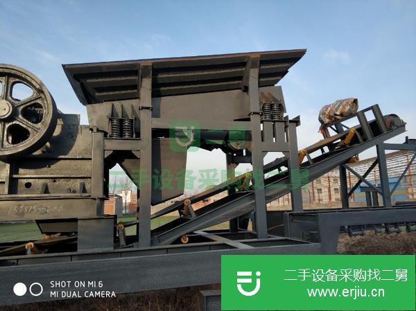 河南出售二手移動式破碎機