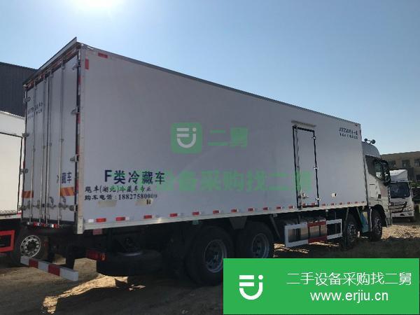西藏出售二手福田歐曼9.6米400馬力冷藏車