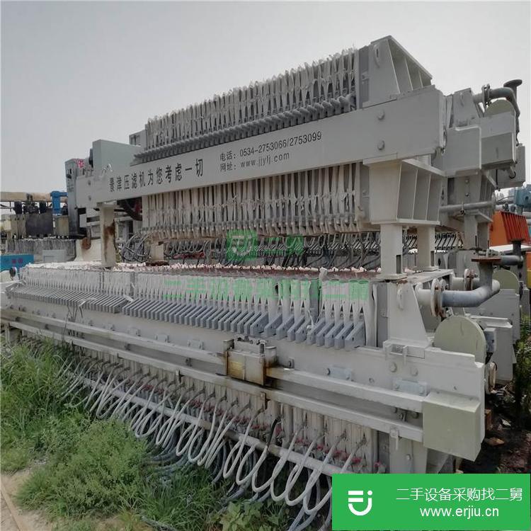 山東出售二手100平方廂式壓濾機