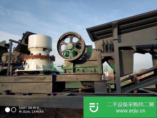 河南出售二手移動式破碎機
