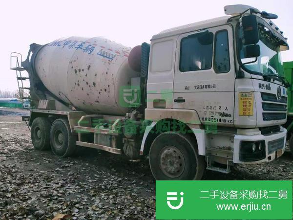 甘肅出售二手12年德龍國三大12方攪拌車