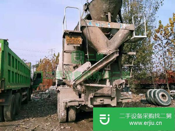 甘肅出售二手12年德龍國三大12方攪拌車