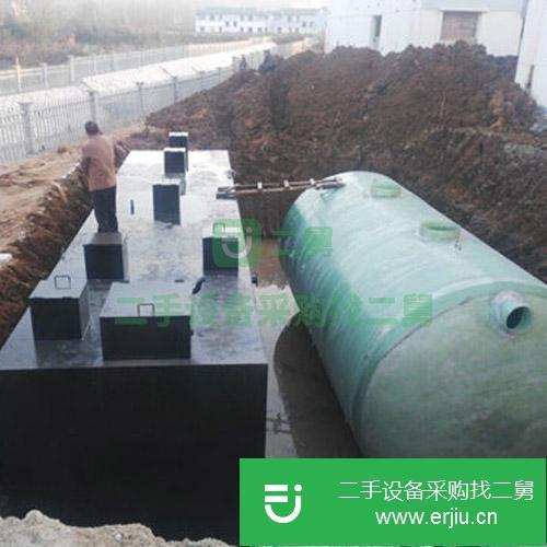 山東出售二手地埋式一體化污水處理設備
