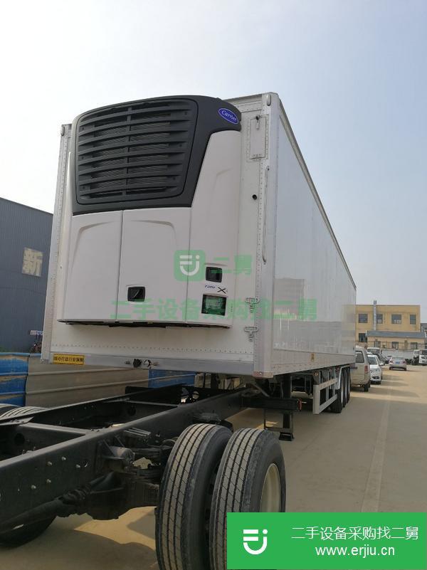 福建出售二手13.6米一體掛鋁合金冷藏車