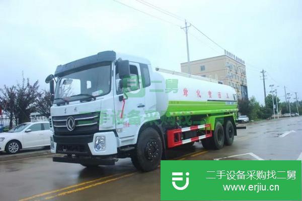湖北出售二手國六東風D17后雙橋綠化灑水車