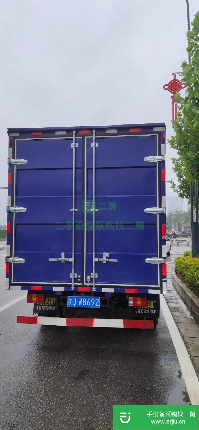 陜西出售二手上汽躍進開拓廂式貨車