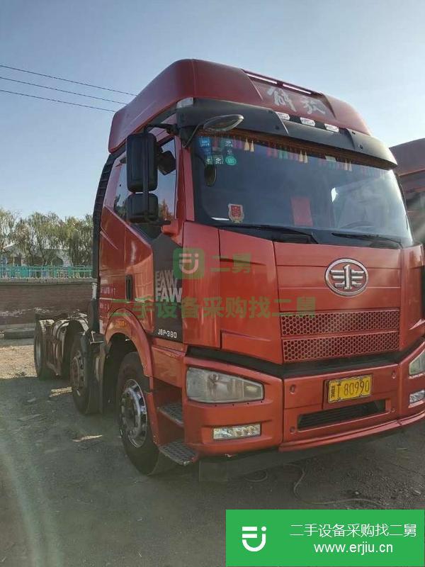 河北出售二手15年8月解放J6牽引車
