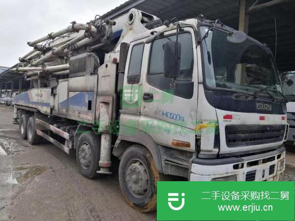 湖南出售二手中聯(lián)四橋49米泵車續(xù)齊全