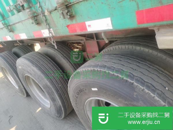 河北出售二手11米金豐高欄半掛車,富華軸,車廂周正,輪胎8成,箱底平