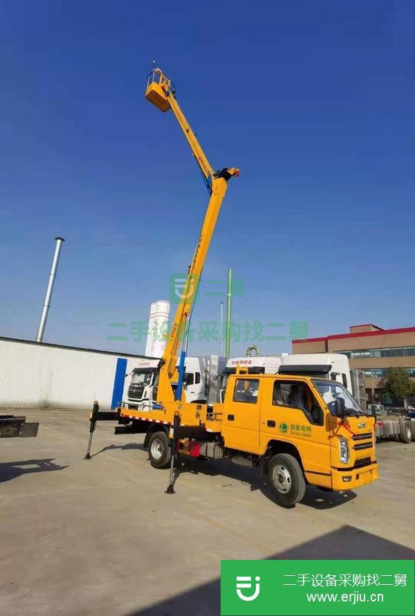 河南出售二手江鈴雙排16米高空作業(yè)車