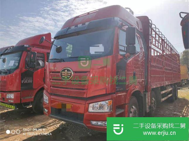 廣西出售二手一汽解放J6P重卡國五倉柵式460馬力載貨車