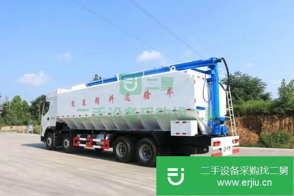 福建出售二手柳汽前四后八40方散裝飼料運輸車