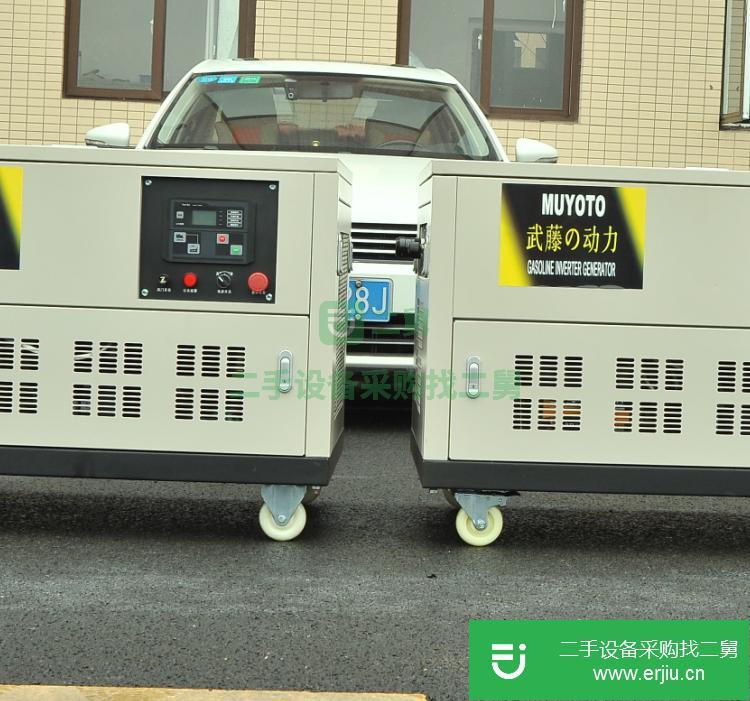 上海出售二手武藤動力25KW靜音單三相汽油發電機