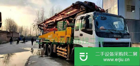 天津出售二手精品三一46米叉腿三橋五節(jié)臂泵車手續(xù)齊全隨時過戶提檔