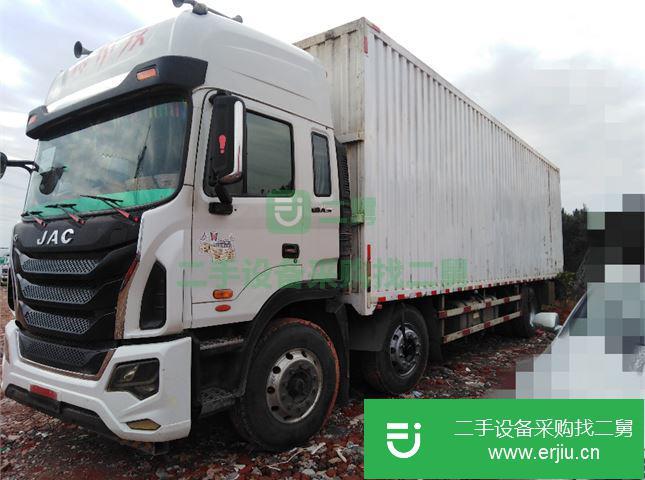 甘肅出售二手江淮格爾發280馬力前四后四箱式貨車