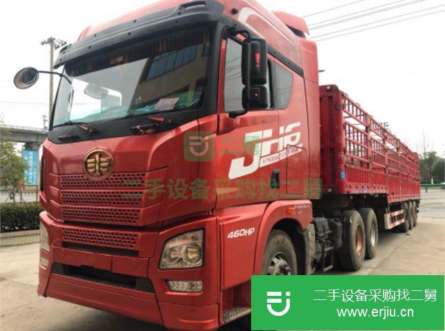 江西出售二手青島解放JH6重卡460馬力國五半掛車