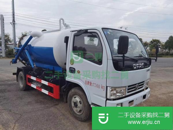 湖北出售二手18年8月5噸吸污車