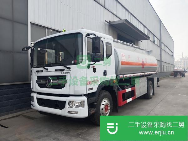 河北出售二手東風(fēng)12方10噸油罐車明斯180馬力國五發(fā)動機(jī)???陜齒8檔變速箱