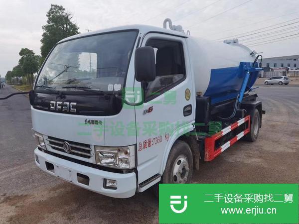 湖北出售二手黃牌2018年8月吸污車