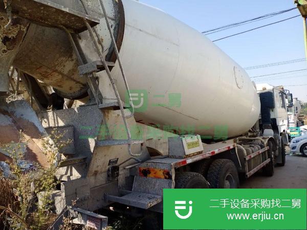 山東出售二手17年德龍國四大18方375馬力攪拌車