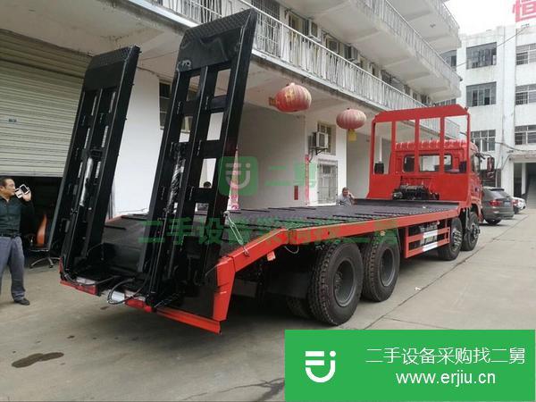 新疆出售二手福田單橋國六平板運輸車