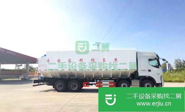 福建出售二手柳汽前四后八40方散裝飼料運輸車