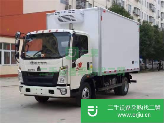 河南出售二手豪沃藍牌冷藏車
