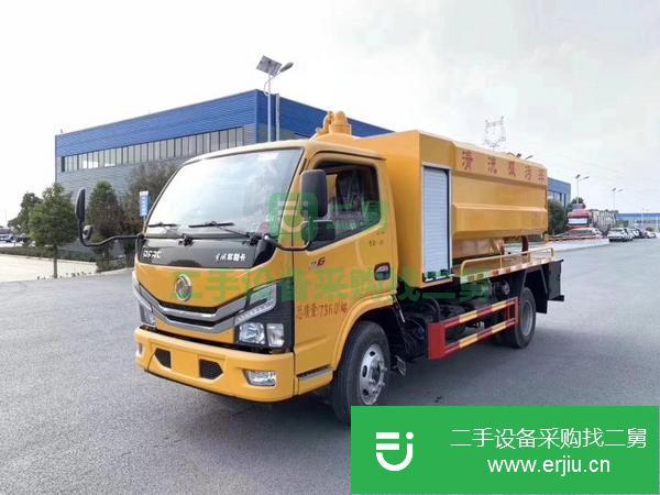 安徽出售二手東風牌5方清洗吸污車