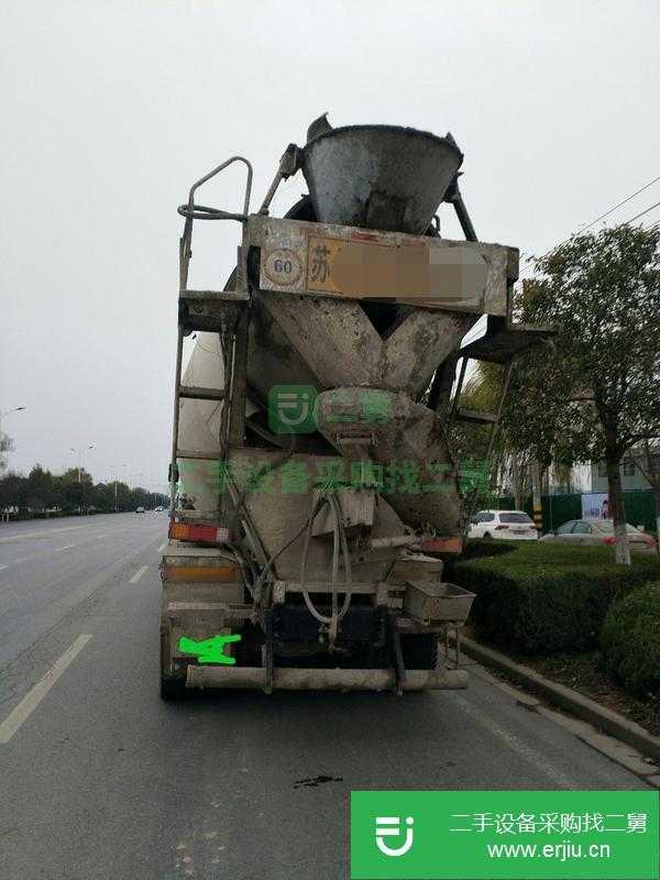 江蘇出售二手德龍大十八方國四攪拌車沒有事故