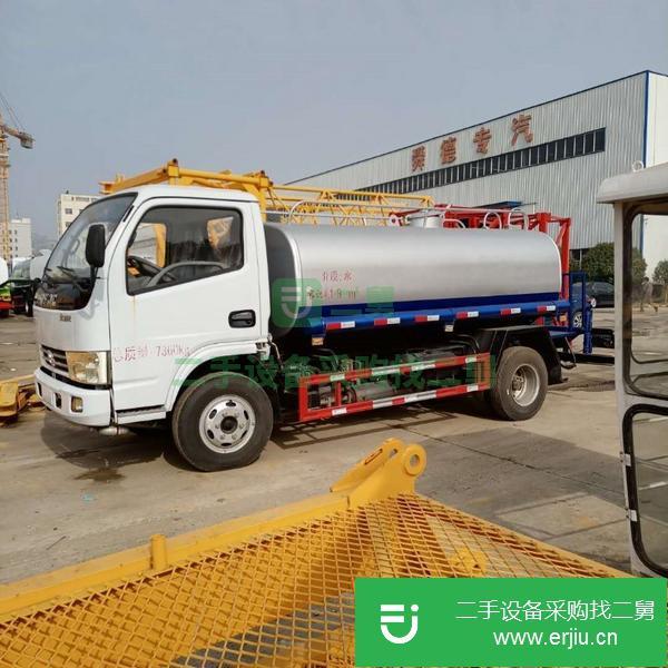 廣西出售二手5方東風多利卡灑水車全柴115馬力